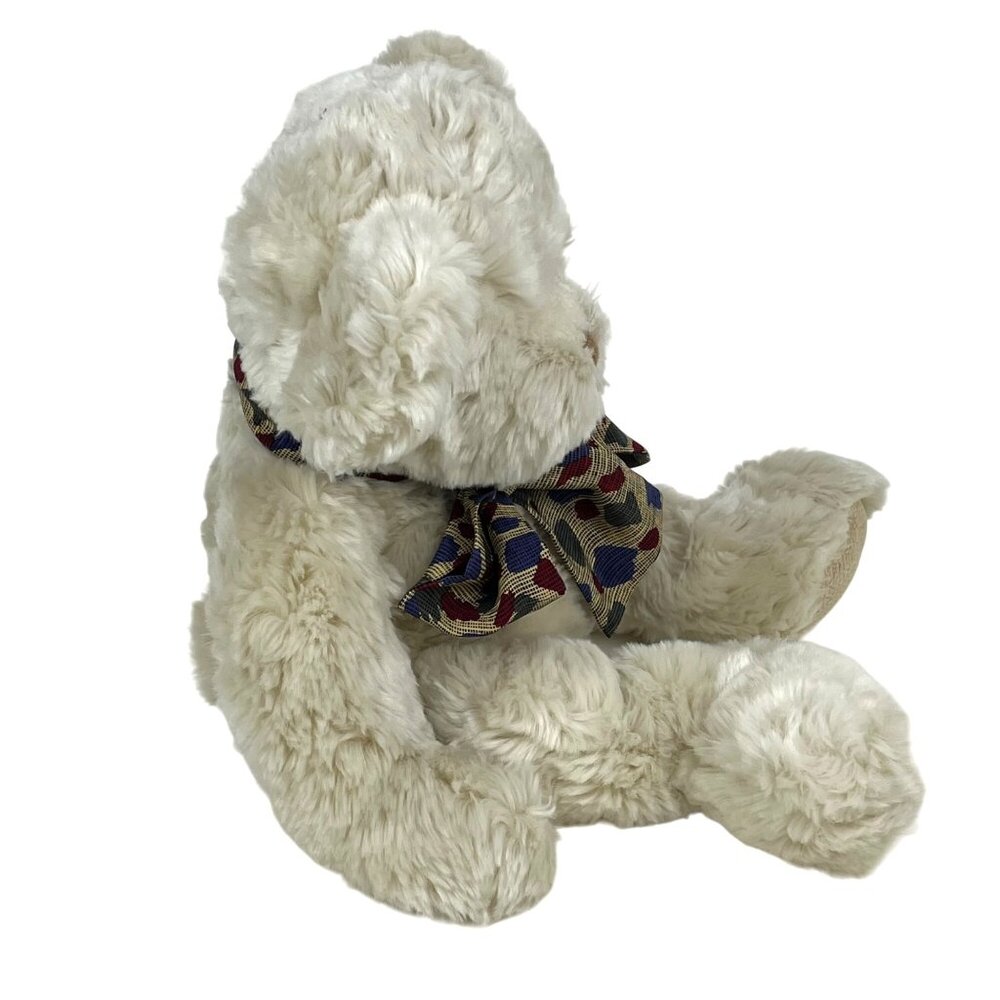 Bombay Company Russ Berrie Jackson 16" Cream Plush Bear - Picture 5 of 9